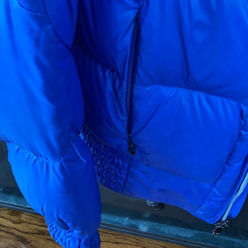 Ralph Lauren RLX Down Puffer Coat in Electric Blue, Size Medium - Picture 12 of 16